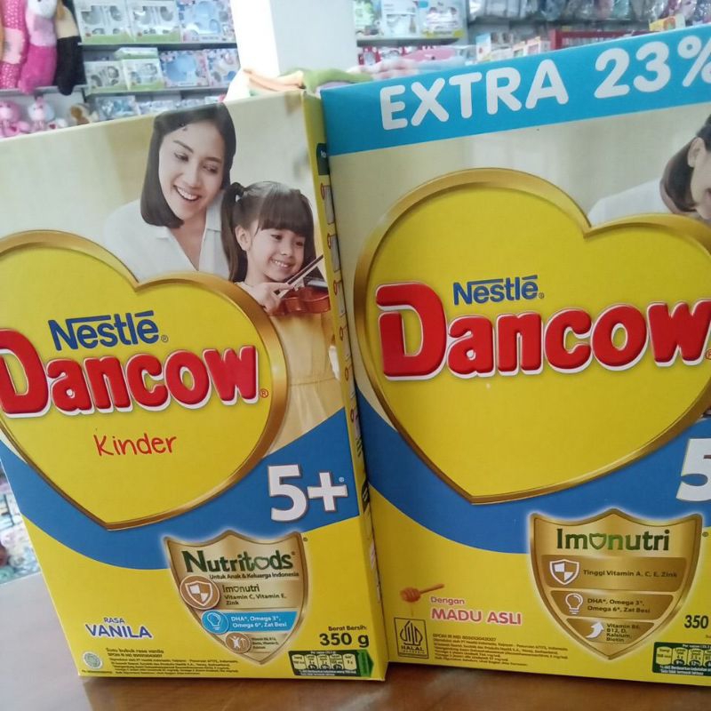 

Susu Dancow 5+ Vanila, madu & coklat
