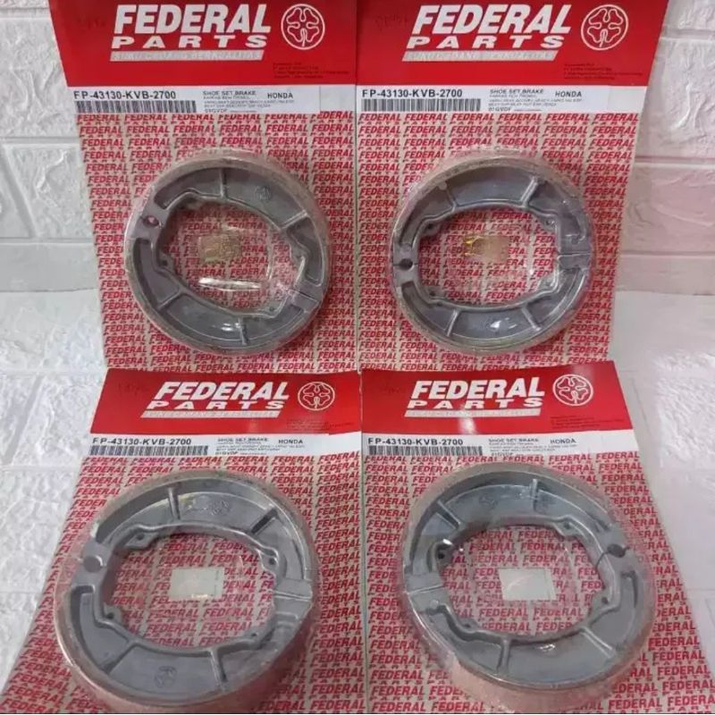 Kampas Rem Belakang Honda Beat / Vario / Genio / Beat Fi / Vario 125 / Vario 150 / Scoopy Merk Feder