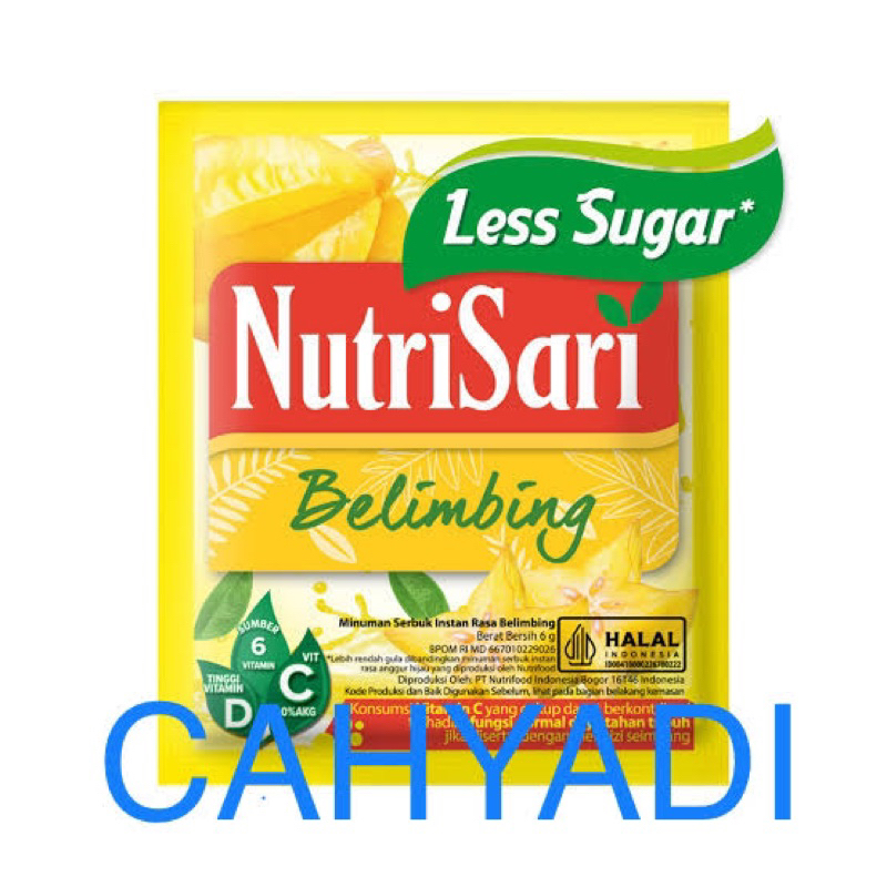 

Nutrisari Belimbing / Renceng ( 10 Sachet )