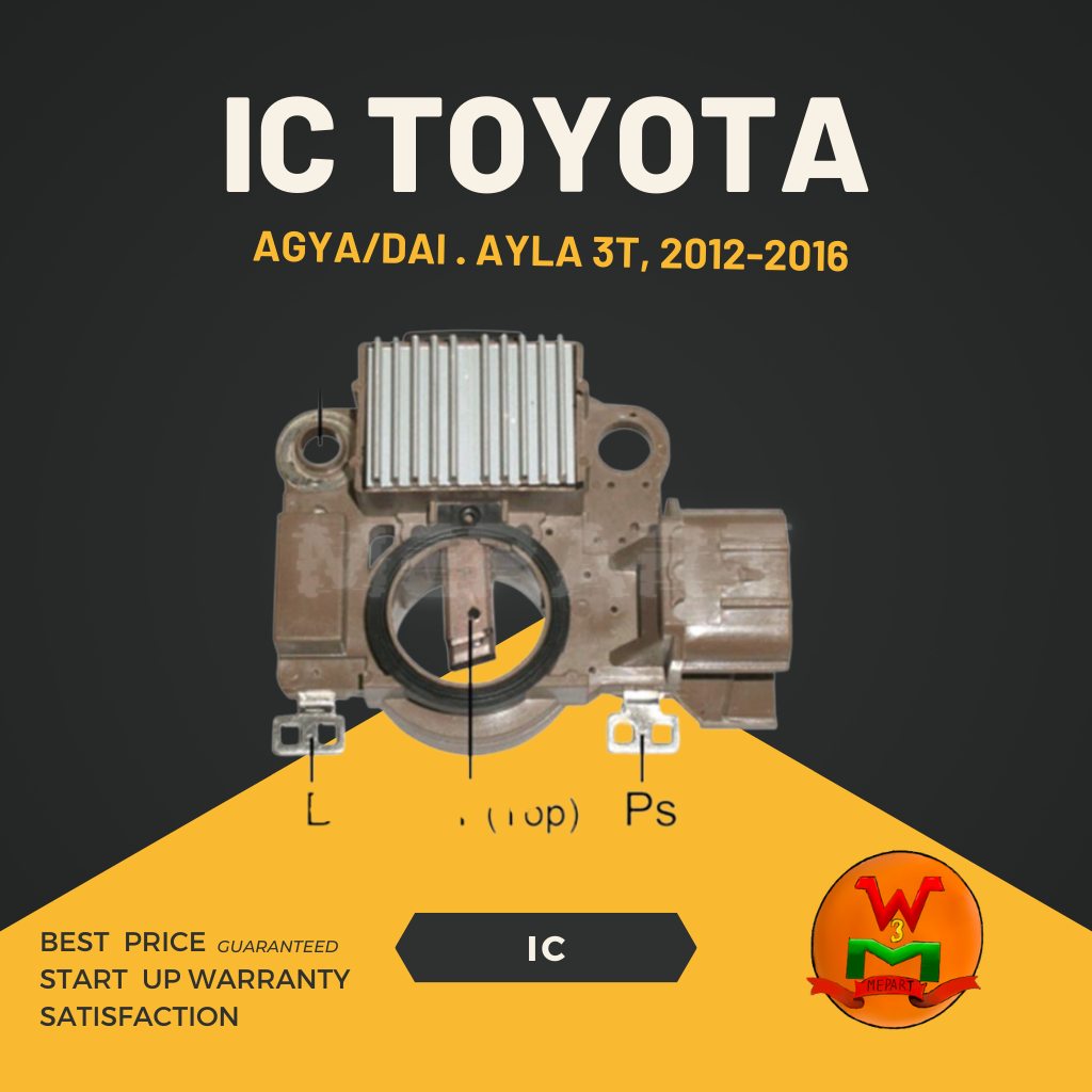 IC TOY. AGYA/DAI . AYLA 3T, 2012-2016