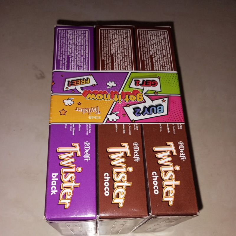 

Delfi Twister 2 paket isi 6 pcs