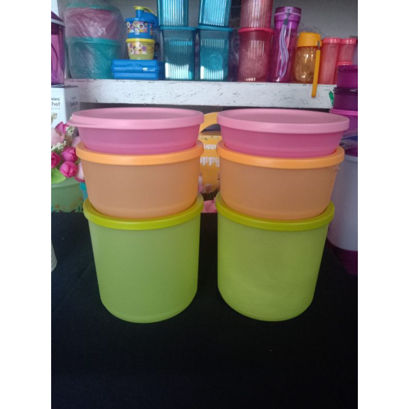 Tropical Round Tupperware