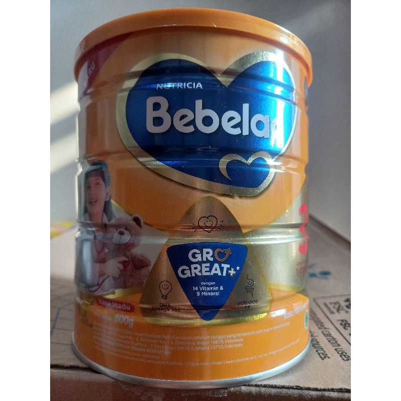 

BEBELAC 3 & 4 Madu, Vanila SUSU PERTUMBUHAN 800g