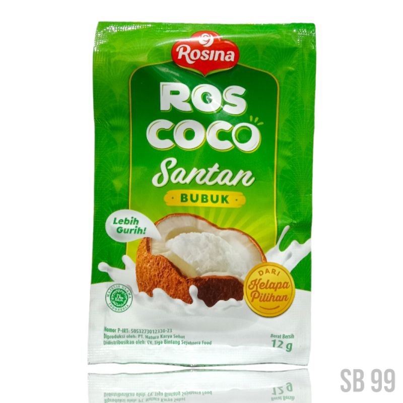 

Santan bubuk RosCoCo isi 10