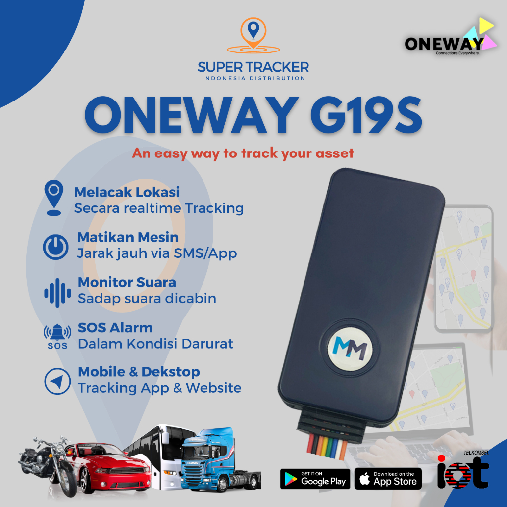 GPS Tracker ONEWAY G19S [2G]