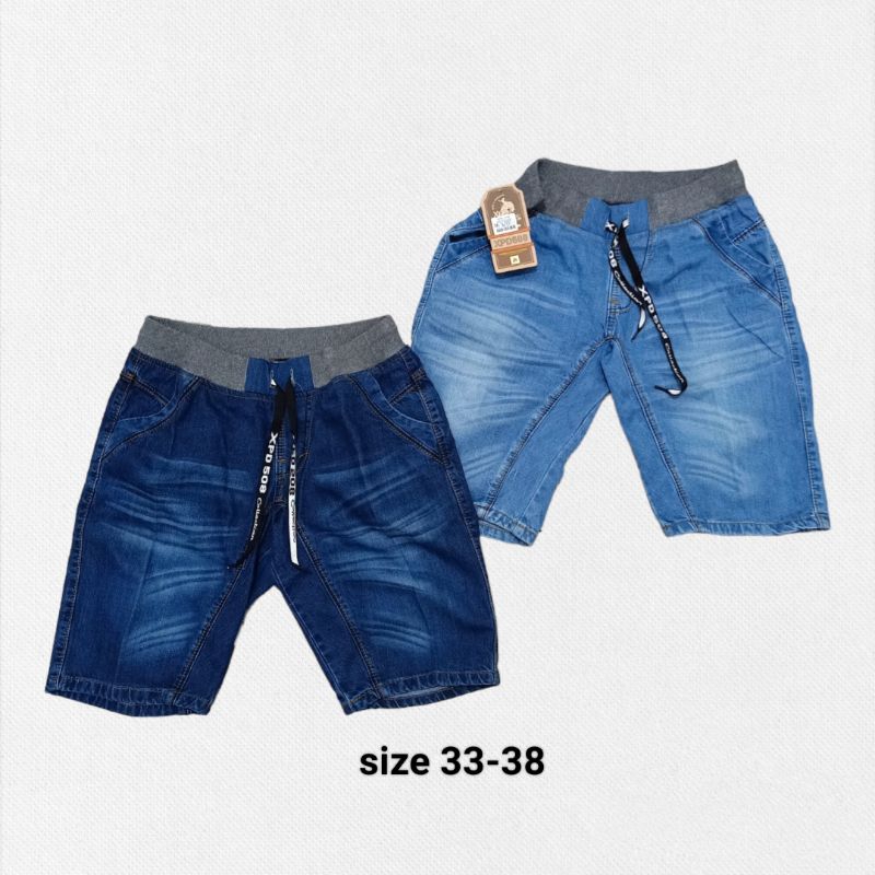 Celana pendek jeans rip