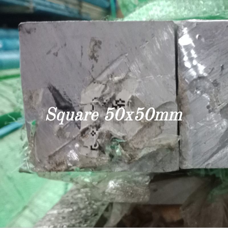 Square Aluminium 50 x 50 x 165 / as kotak