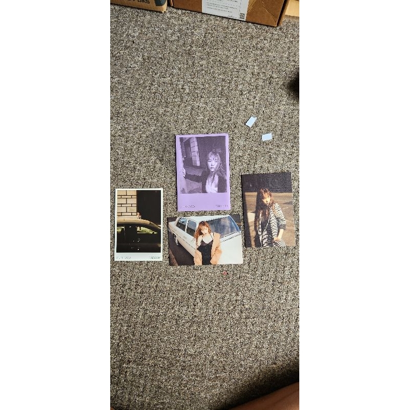 Taeyeon postcard album purpose