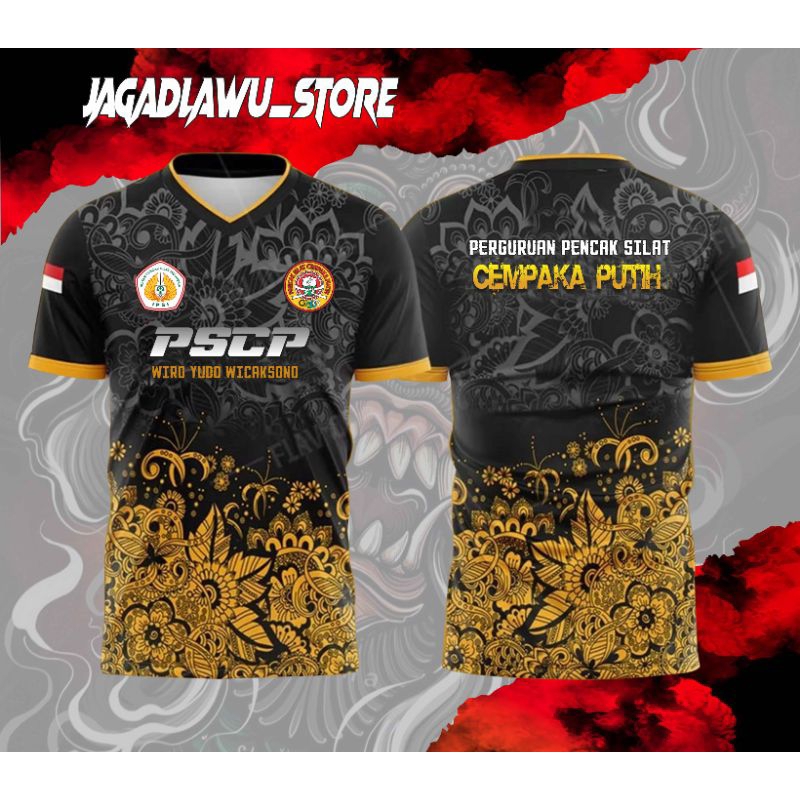 JERSEY PENCAK SILAT CEMPAKA PUTIH JERSEY PSCP BAJU SILAT BAJU OLAHRAGA PSCP