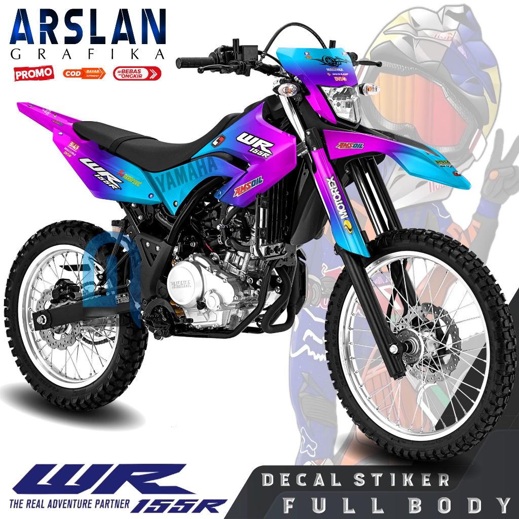 ⭐⭐⭐⭐⭐Decal WR 155 Full Body Stiker WR 155 Full Body Dekal WR 155 Full Body Variasi / Desain BUNGLON