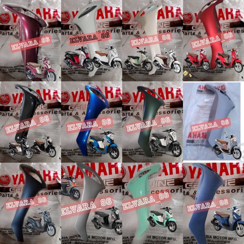 Panel sayap body depan kanan kiri Yamaha Fino 115 Fino 125 Fino Premium 125 Fino Grande original