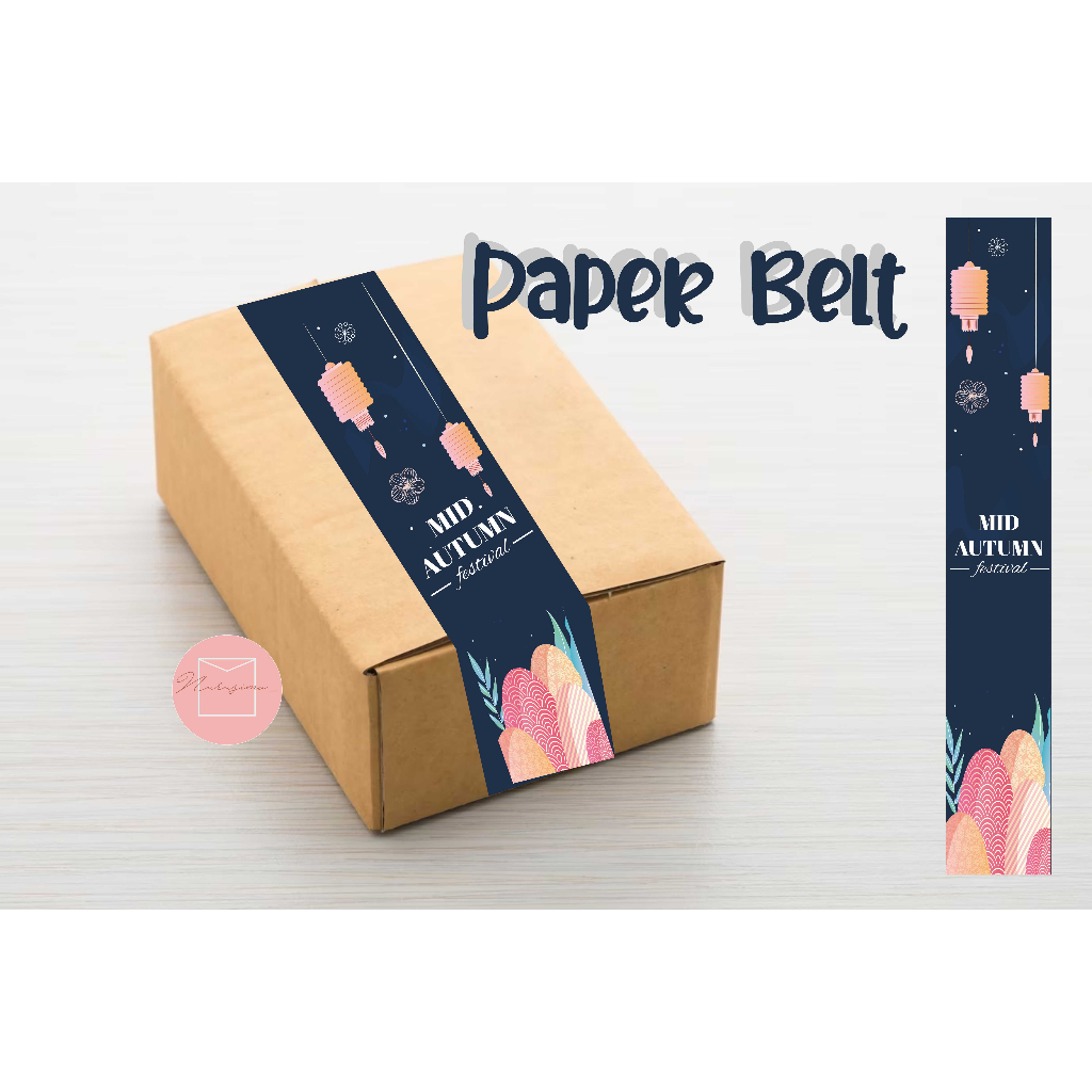 

MID AUTUMN MOON CAKE FESTIVAL PAPER BELT - SLEEVE
