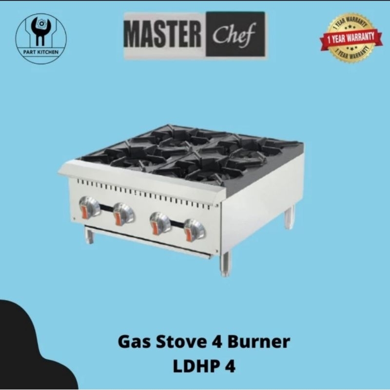 Restoline Masterchef Gas Stove 4 Burner / LDHP 4