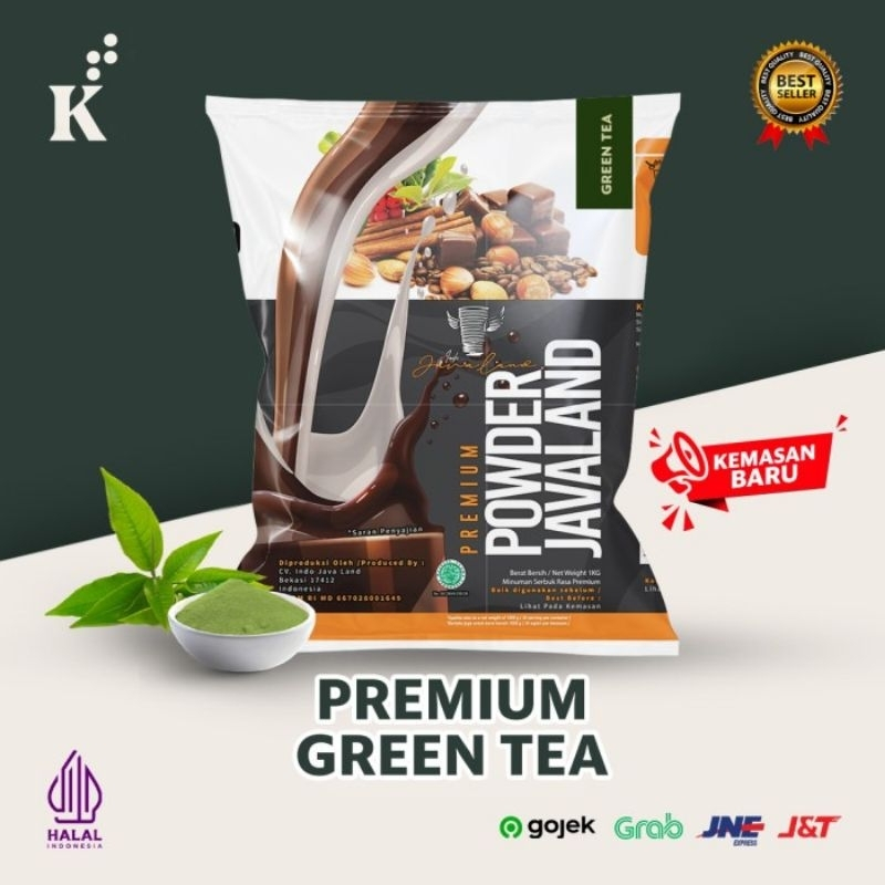 

Bubuk Minuman Premium Greentea Green tea JavaLand Grande 1kg