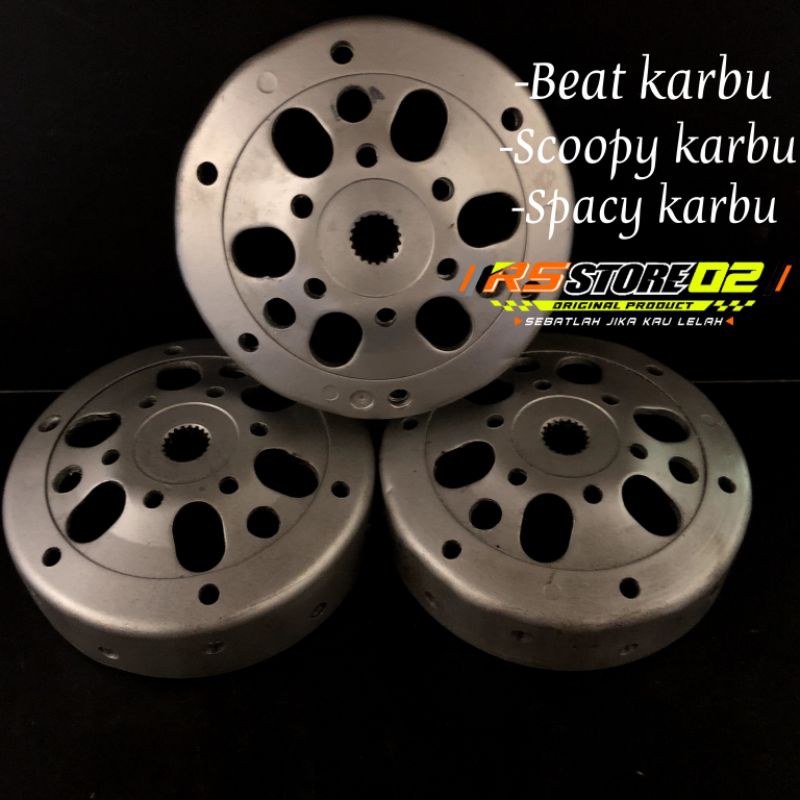 Mangkok Cvt Kampas Ganda Beat Karbu / Scoopy Karbu / Spacy Karbu Original Custom AHM