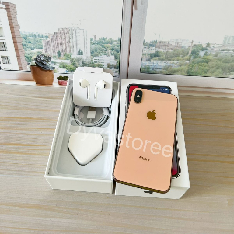 HP Apple iPhone Xs 64GB/256GB/512GB Fullset Handphone Second 100% Original Garansi Ex Internasional-4