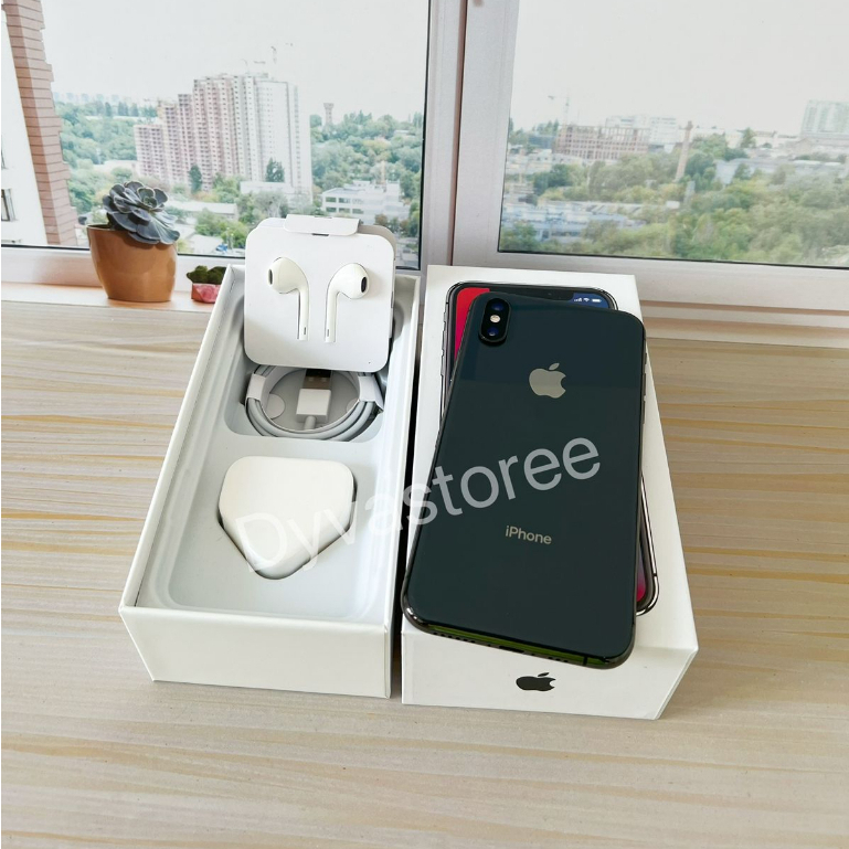 HP Apple iPhone Xs 64GB/256GB/512GB Fullset Handphone Second 100% Original Garansi Ex Internasional-5