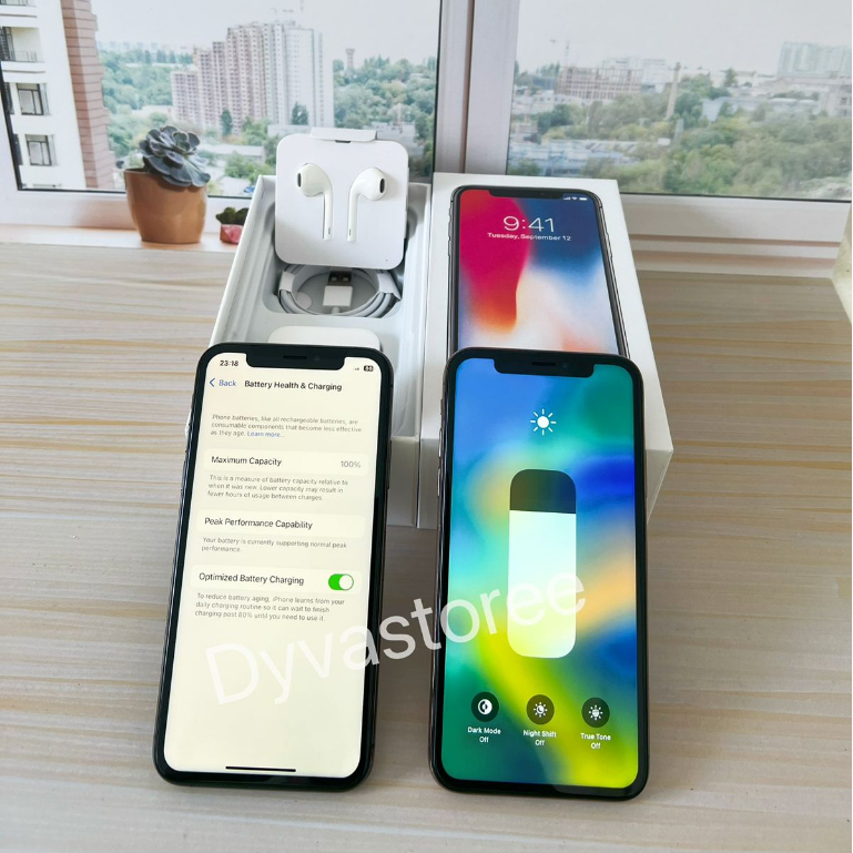 HP Apple iPhone X Xr Xs Xs Max 64/128/256/512GB Handphone Second Original 100% Ex Internasional-3