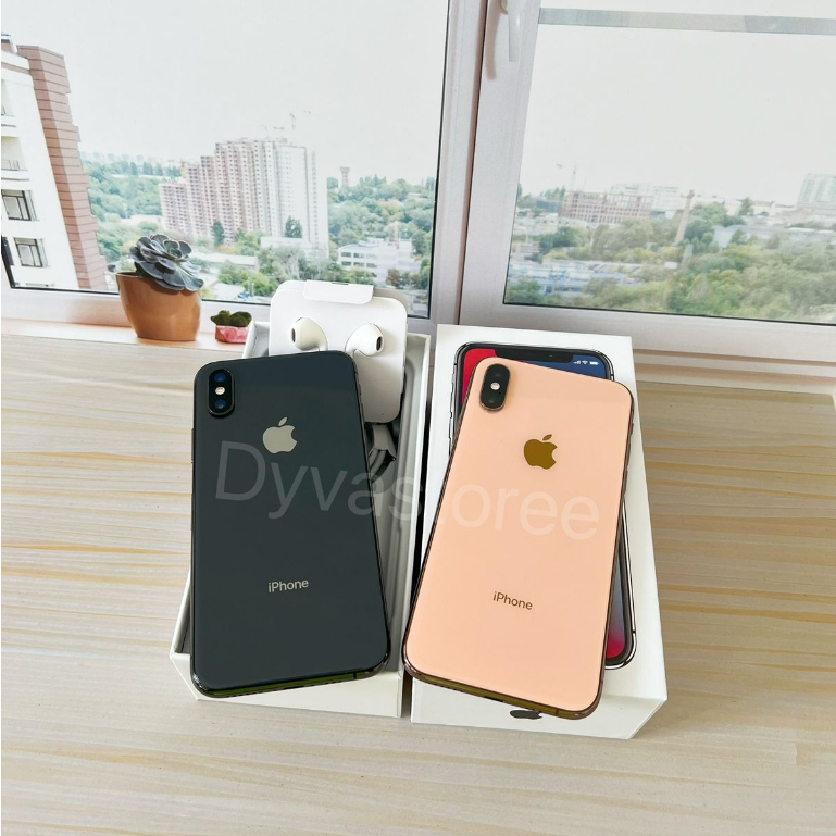 HP Apple iPhone X Xr Xs Xs Max 64/128/256/512GB Handphone Second Original 100% Ex Internasional-4