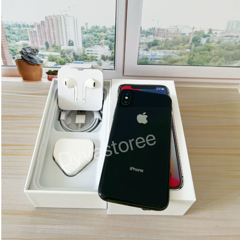 HP Apple iPhone X Xr Xs Xs Max 64/128/256/512GB Handphone Second Original 100% Ex Internasional-5