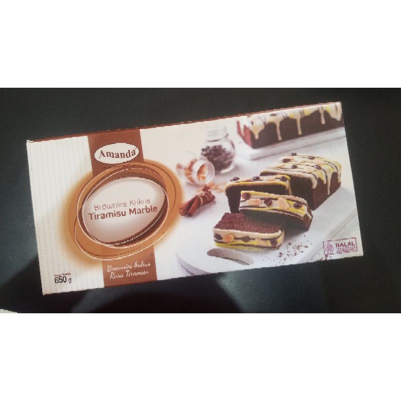 

Amanda Brownies varian Tiramisu Marble