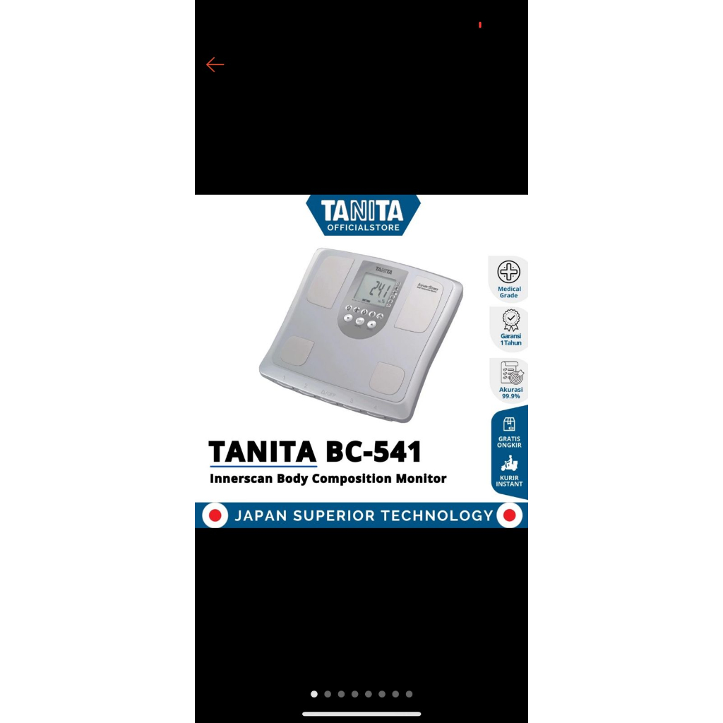 BC 541 Timbangan Tanita 9-in-1 Body Composition Monitor