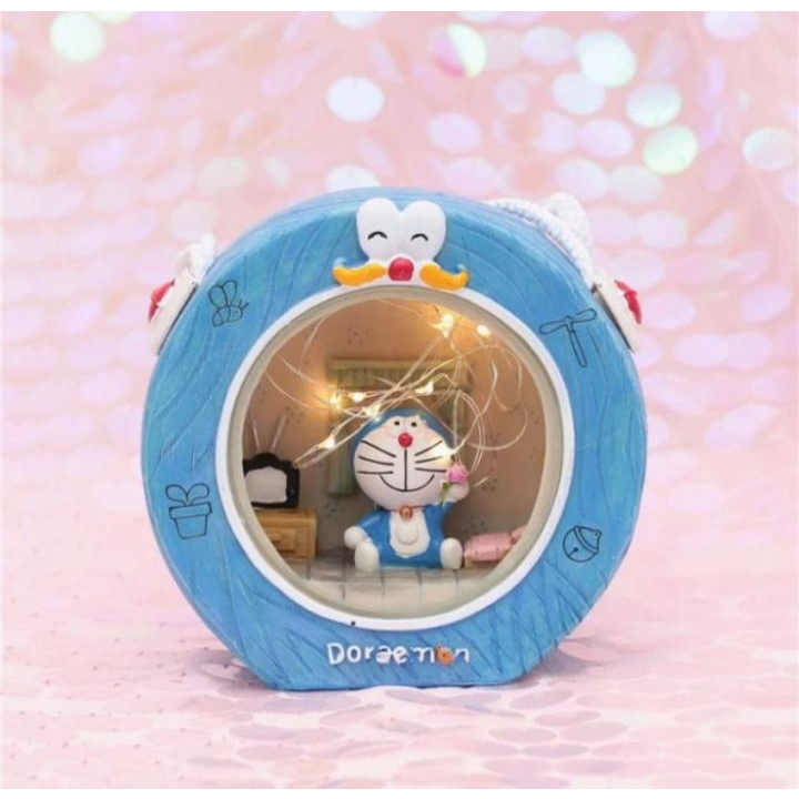 Lampu Hias Kamar Doraemon Dekorasi Kamar Anak LED Kekinian Lampu Tidur