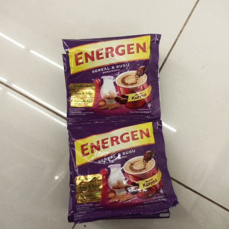 

Energen Sereal Kurma 30Gr isi 10 Sachet