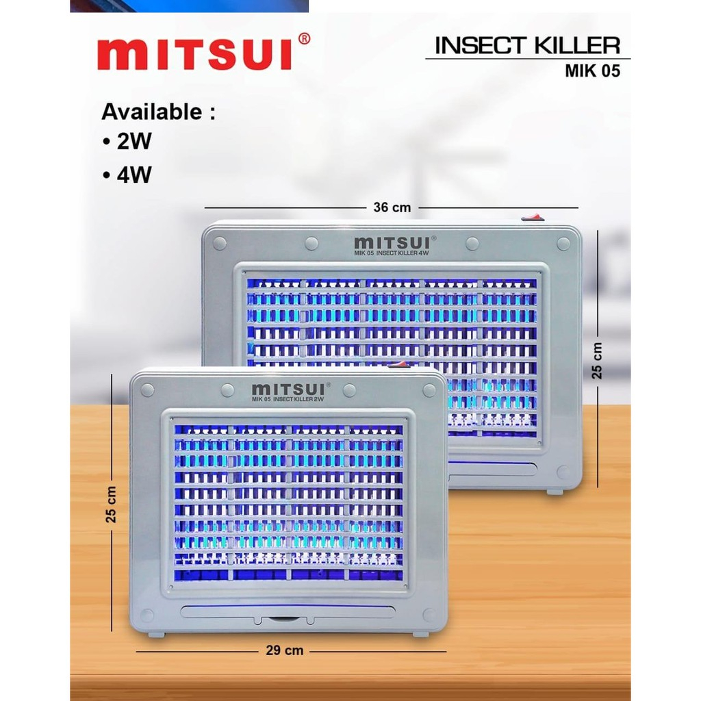 Mitsui Perangkap Nyamuk Premium 4 Watt MIK 05 4W Insect Killer