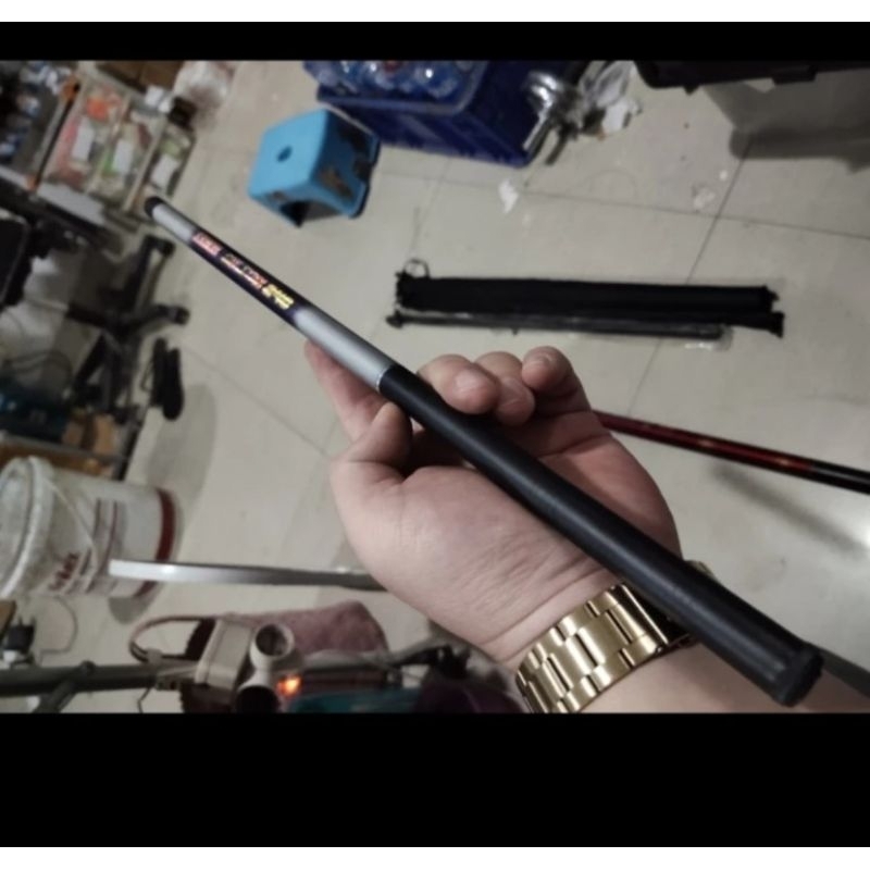 joran pancing tegeg ruas pendek 38 Xenon trinity 300 cm