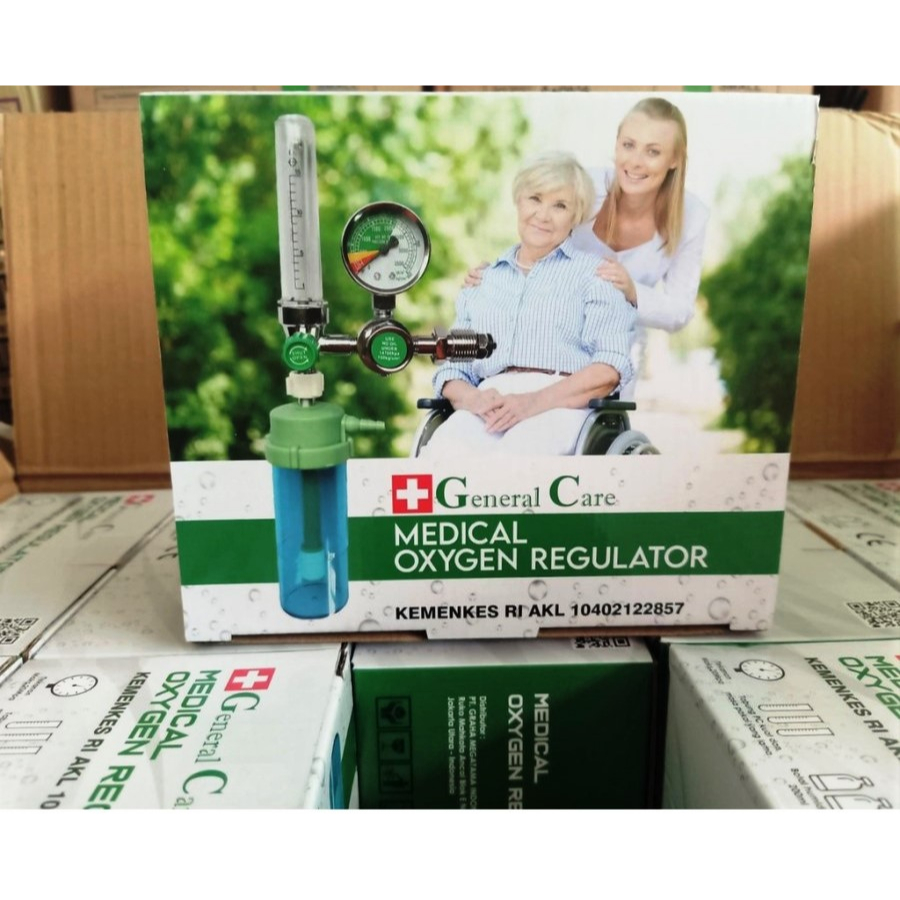 Regulator Oksigen Medis Set / Medical Oxygen Regulator General Care