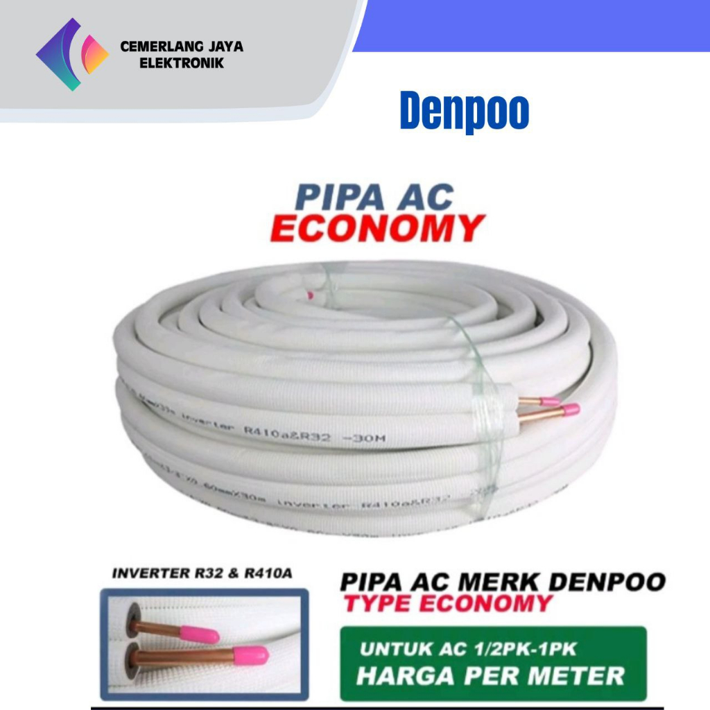 PIPA AC DENPOO ECONOMY (1/2PK-1PK) PER METER