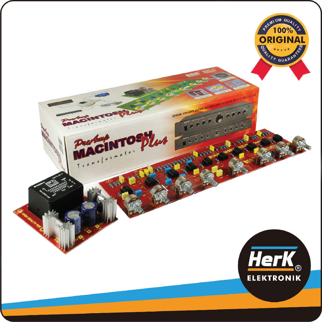 KIT TONE CONTROL PARAMETRIK MACHINTOSH DENGAN TRAFO BELL BGR