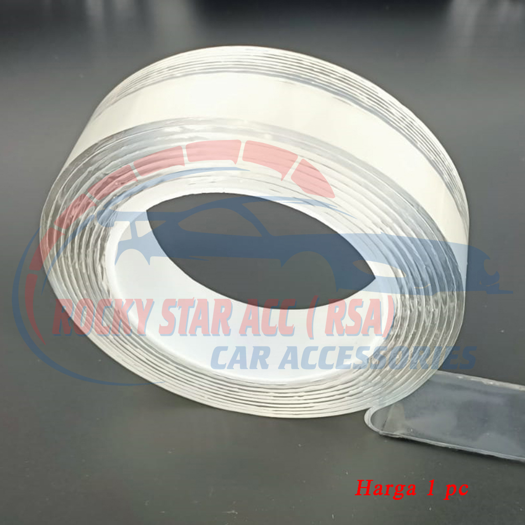 

Double tape / Magic Tape PU Gel Bening 20mm x 3mtr x 1mm