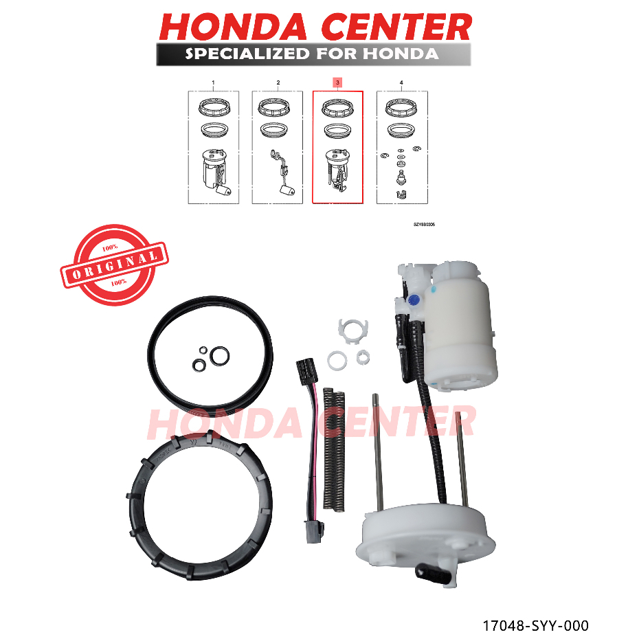 Fuel Filter Strainer Saringan Bensin Honda Freed 2009 2010 2011 2012 2013 2014 2015