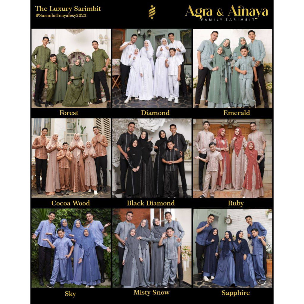 Sarimbit Viral Agra Ainaya Set Khimar by inayalesy