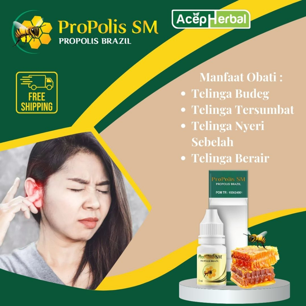 Obat Telinga Budeg - Telinga Tersumbat - Telinga Tuli Sebelah - Telinga Berair - Telinga Bau dan Ber