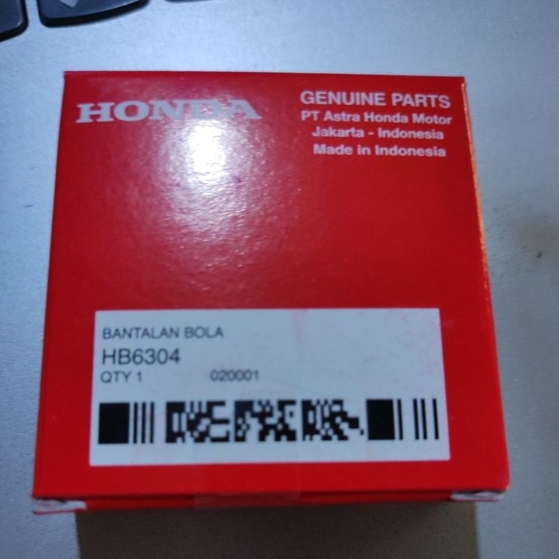 HB6304 BEARING 6304 ORIGINAL HONDA AHM