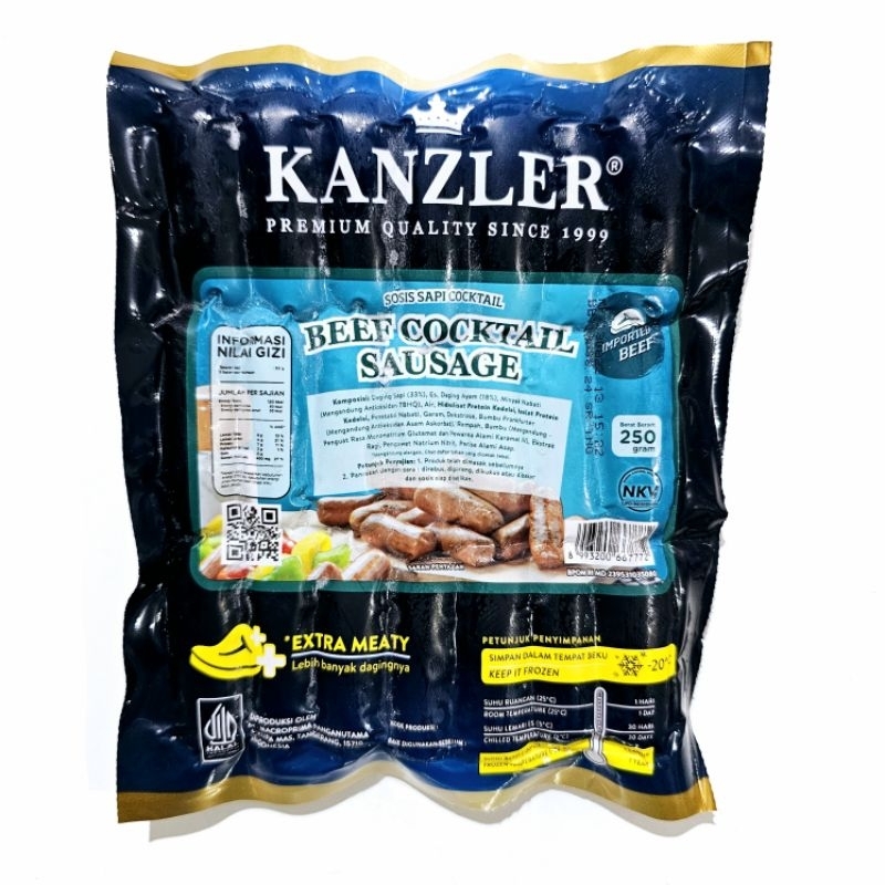 

KANZLER sosis beef cocktail 500gr