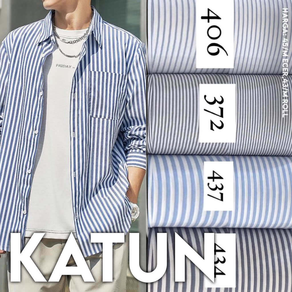 Katun Yarn Dyed Blue Series