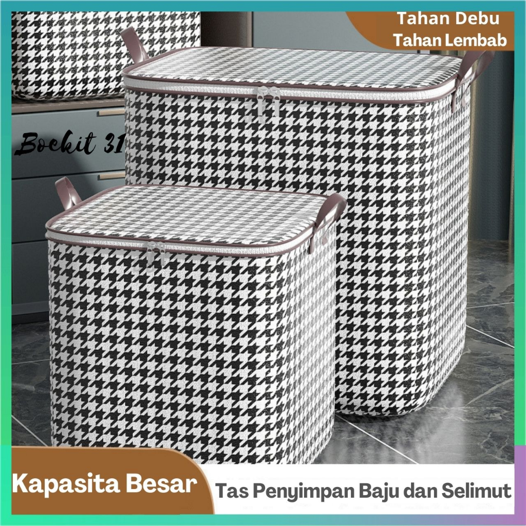 Storage box selimut Kotak Baju Kuping Storage bag jumbo Box Mainan