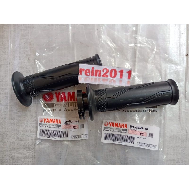 HANDGRIP GRIP VIXION NEW 2017 ASLI ORI YAMAHA 1PA F6240 & 1DY F6241 00