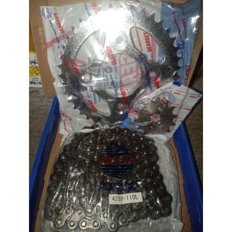 Gigi tarik supra fit new supra x 125 ukuran 40 gir paket