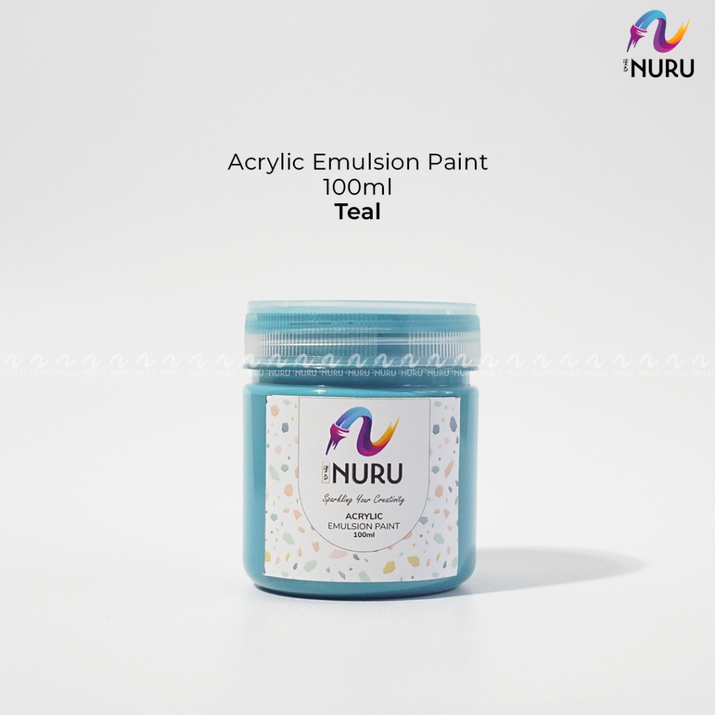 

Nuru Acrylic Emulsion Paint / Cat Akrilik | Teal 100ml