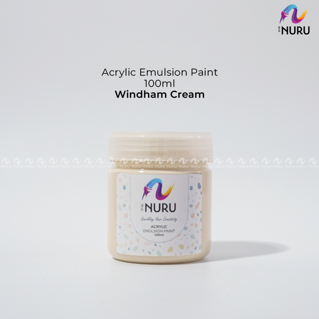 

Nuru Acrylic Emulsion Paint / Cat Akrilik | Whindam Cream 100ml