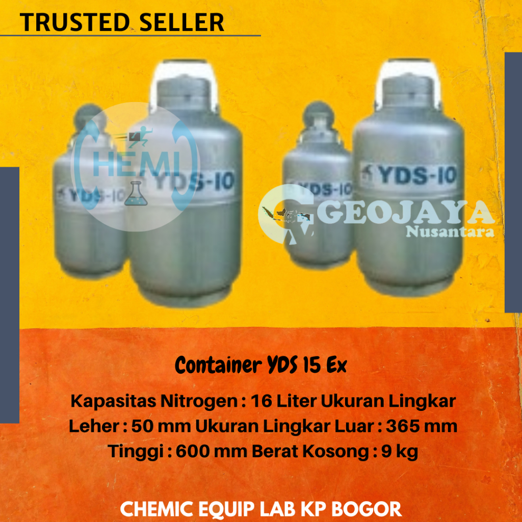 Container YDS 15 Ex Kapasitas Nitrogen : 16 Liter