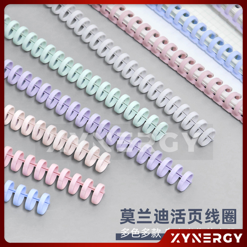 

Loose-leaf-ring 12mm Berbahan Plastik Cincin Pengikat untuk Kertas Binder Strip