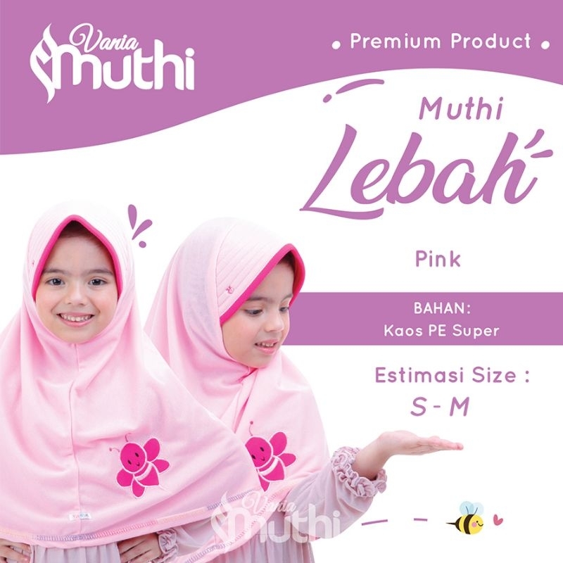 Jilbab Lebah M / Jilbab Little Bee M / Jilbab Vania Muthi / Jilbab Sekolah SD SMP