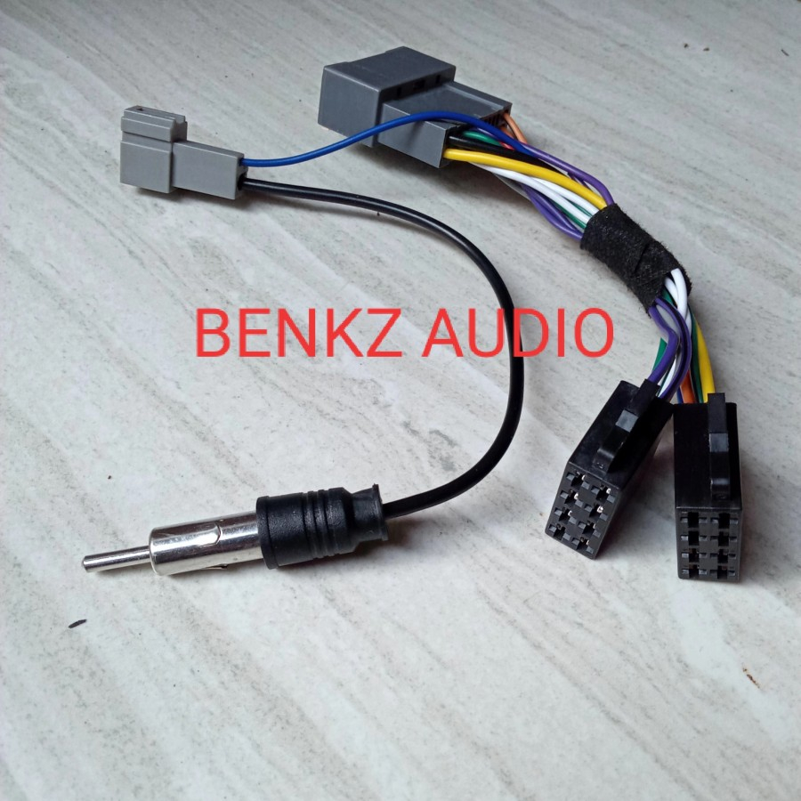 Soket head unit DHD 4300 pnp ke Honda New Brio mobilio plug n play
