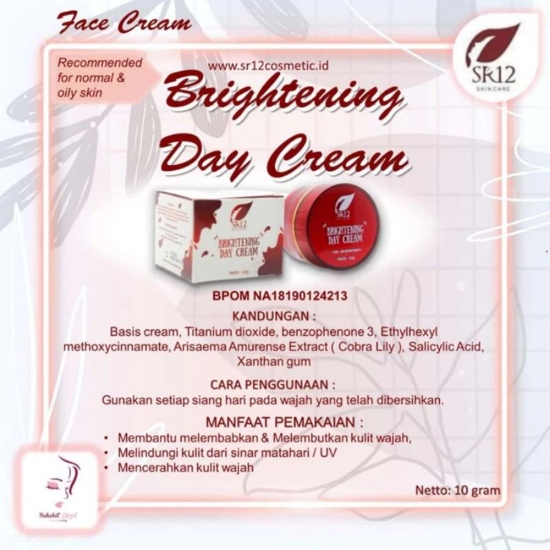 Brightening cream sr12 / brightening day sr12 /brightening night